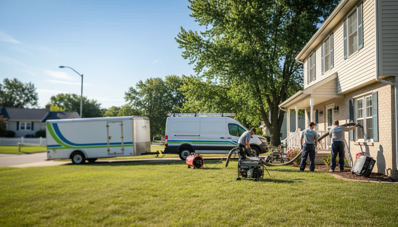 Flooded Basement Restoration And Cleanup With Repair in Kensington, MN near me
